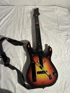 Nintendo Wii Guitar Hero World Tour Sunburst Guitar Red Octane 95455.805 Tested - Picture 1 of 8