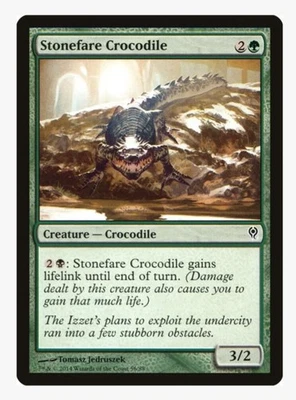 Stonefare Crocodile | MTG DDM | EDH Commander Mana Sink Lifelink Croc | LP - Image 1 of 3