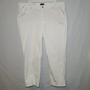 Talbots weiß gerades Bein kurze Jeans Größe 16W - Bild 1 von 5