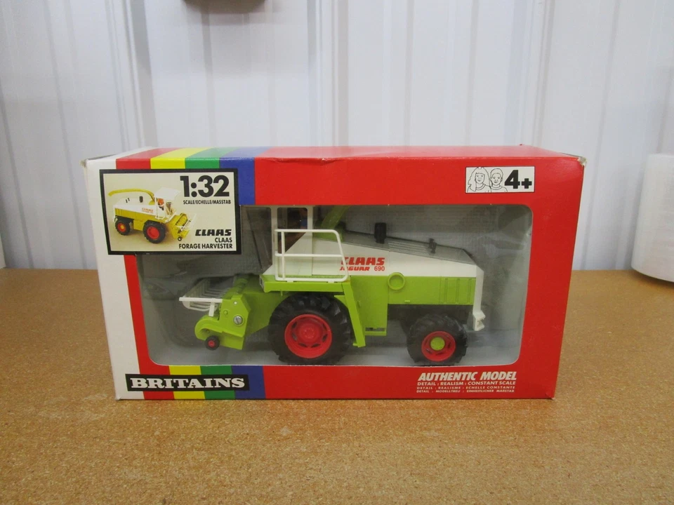 Claas Jaguar 690 Forage Harvester chopper BRITAINS 1/32 box diecast NIB farm Z - Image 1 of 4