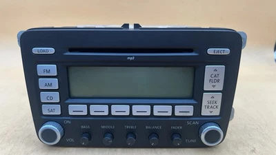 2007 Volkswagen Golf/Jetta AM/FM/CD Player Radio Receiver Unit OEM ID 1K0035180G - Image 1 of 4