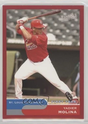 2004 Topps Bazooka Red Chunks Yadier Molina (Batting) #275 Rookie RC - Image 1 of 2