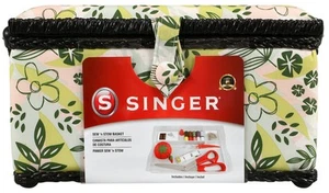 Kit cesto da cucito grande Singer 127 pezzi - floreale della natura 07205 - Foto 1 di 6