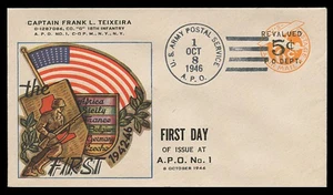 TEIXEIRA - UC12, FIRST DAY OF USE AT A.P.O. #1 - Picture 1 of 3