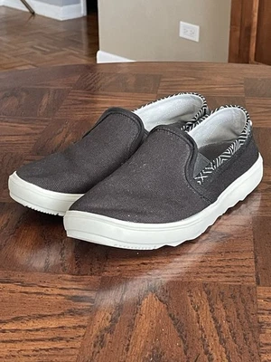 Merrell Women's Around Town Slip On Shoes City Moc Canvas Sz 7.5 Sneakers Black - Image 1 of 4