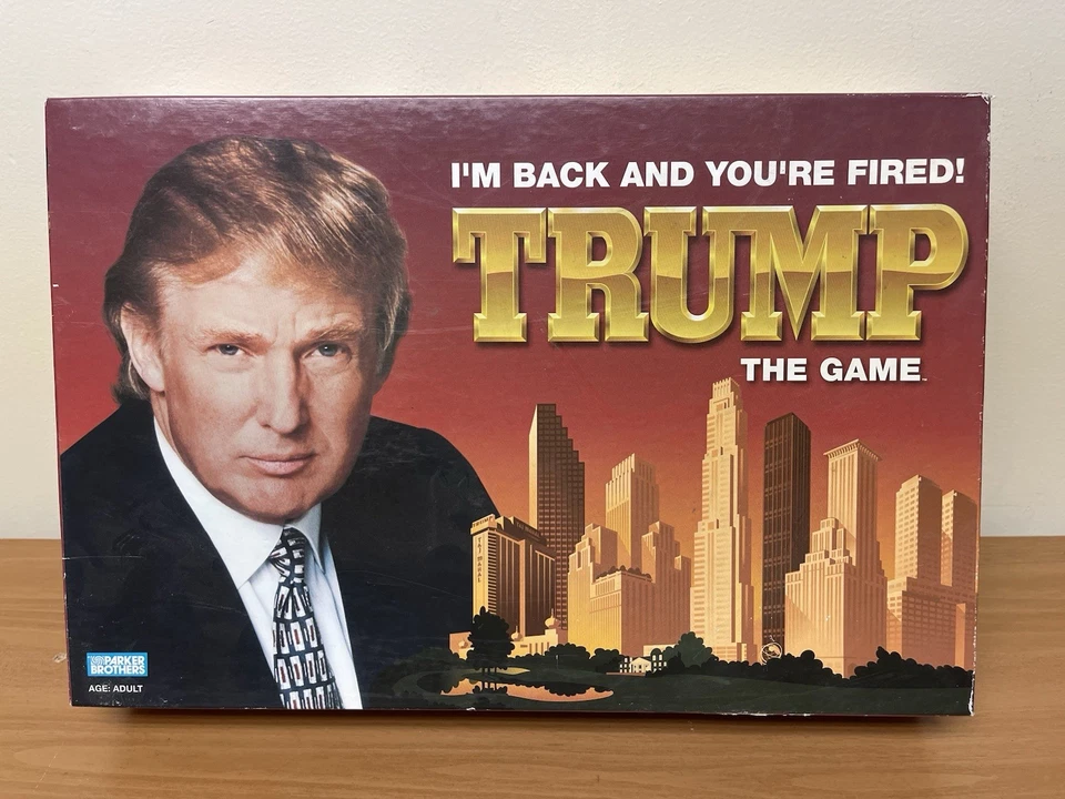 Trump The Game Parker Brothers 2004 Partially I'm Back and You're Fired