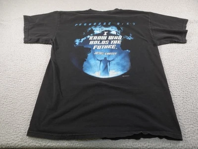 Camisa Jesús De Colección Para Hombres Grande Negra Y2K Llamas de Fuego Proverbios Bíblicos Cristianos Foto 1 de 4