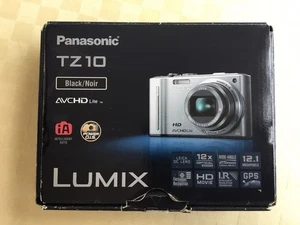 Panasonic LUMIX DMC-TZ10 12.1 MP Digitalkamera - Silber - Bild 1 von 6