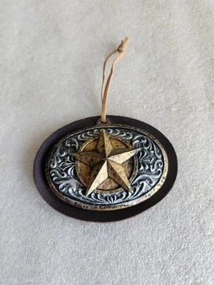 Lone Star Belt Buckle Replica Hanging Decoration - Image 1 of 4