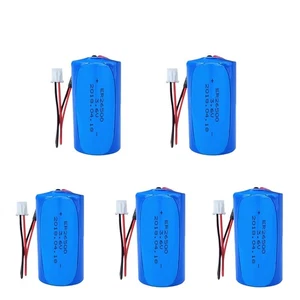 5PCS ER26500 3.6V Battery 8500mAh Non-rechargeable Battery with 2.54 White Plug - Picture 1 of 4