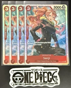 4x One Piece OP10-005 SR Sanji - English - Foil - Playset - TCG - Mint - Bild 1 von 1