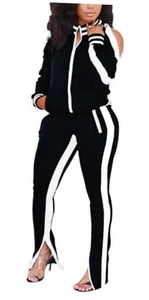 TOPONSKY Women Casual 2 Piece Outfit Long Pant Set Sweatsuits Tracksuits - Picture 1 of 8
