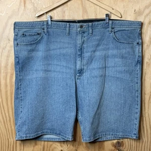 Wrangler Authentics Men's Size 50 Flex Denim Shorts  Loose Fitting Blue Jeans - Picture 1 of 7
