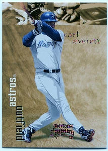 Skybox Thunder Carl Everett 1999 Super Rave Houston Astros raro sp #/25 - Imagen 1 de 2