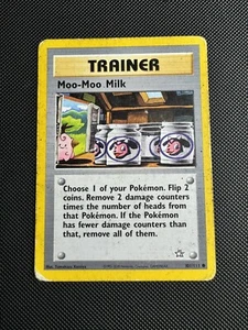 Moo-Moo Milk Pokemon Trainer Card (Neo Genesis Set) 101/111 HP - Picture 1 of 2