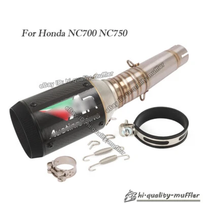 Tubo de escape silenciador escape trasero para Honda NC750X NC750S NC700 2012-2023 Foto 1 de 4