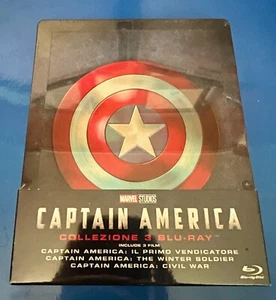 Captain America Trilogy Blu-ray Steelbook - Picture 1 of 2