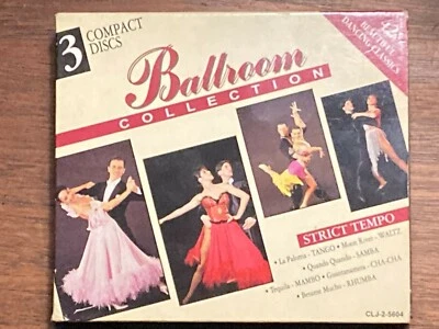Ballroom dancing classics on 3 CDs, tango, waltz, samba, mambo, cha-cha, rhumba - Image 1 of 2