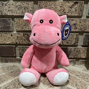 Pink Hippo Plush Toy 13” A&A Global Industries 2022 NWT - Picture 1 of 5