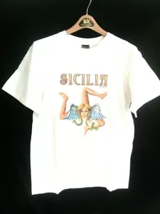 Sicily Souvenir T-Shirt, Quality Imaging, 100% Cotton, Made in Italy - Picture 1 of 4