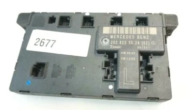 01-07 Mercedes W203 C230 C320 Front Left Driver Side Door Control Module OEM - Image 1 of 4