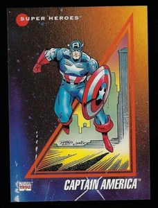 1992 Marvel Universe Series 3 Impel Prototype Card #37 Captain America - Picture 1 of 2