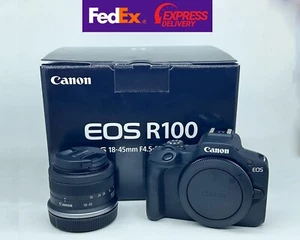 Canon EOS R100 24.2 MP Digital Camera - Black - Afbeelding 1 van 5