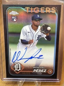 Actualización cromada Topps 2024 Wenceel Pérez RC refractor negro automático RA-WP 06/10 - Imagen 1 de 24