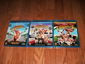 Disney's Beverly Hills Chihuahua trilogy on Blu-ray only. 1, 2 & 3. No DVD discs - Picture 1 of 1