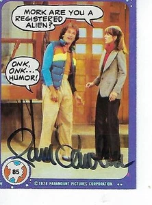 Topps 1978 firmado por Pam Dawber "Mork & Mindy" #85 - Mindy - Imagen 1 de 1