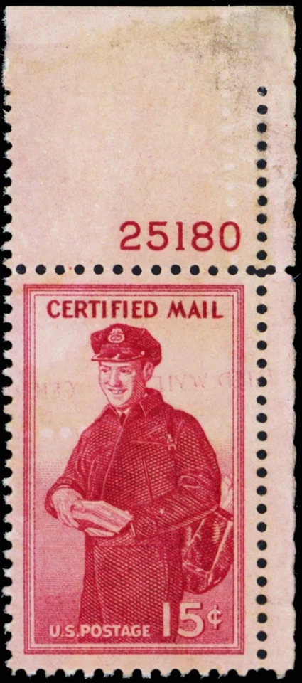 FA1, Mint NH With Gum Applied to Front Of Stamp ERROR - Stuart Katz - Image 1 of 1