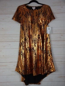 Lularoe Damen Elegantes Carly Kleid Kupfer & Schwarz Größe XXS Neu mit Etikett - Bild 1 von 3