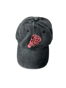 Women’s One Size Black Embroidered Cheer Mom Baseball Cap Adjustable Strap Back - Picture 1 of 9