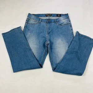 Ring of Fire Men's Straight Leg Blue Jeans Size : 33x30 - Picture 1 of 12