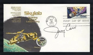 Fresh, Astronaut Jerry Carr Signed, Skylab III Postal Cover, Record 84 Days Mint - Picture 1 of 3