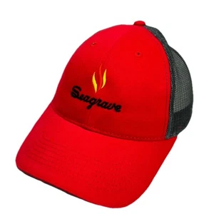 Seagrave Fire Truck Fighter Snapback Mesh Trucker Mütze Cap One Size Rot Schwarz - Bild 1 von 11