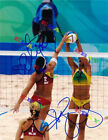 Misty May Kerri Walsh Volleyball USA or olympique dédicacé 8x10 photo réimpression