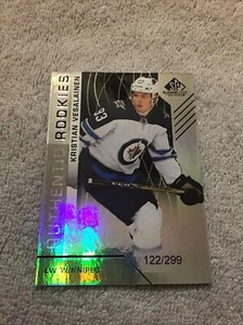 2018-19 SP Game Used KRISTIAN VESALAINEN Authentic Rookie RC Foil #/299 Jets - Picture 1 of 3