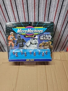 1995 Star Wars MIcro Machines Rebel Pilots 9 mini figuras conjunto 66080/423 - Imagen 1 de 9