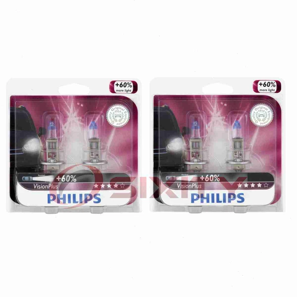 2 pc Philips Low Beam Headlight Bulbs for Saab 9-2X 2005-2006 Electrical cu - Image 1 of 4