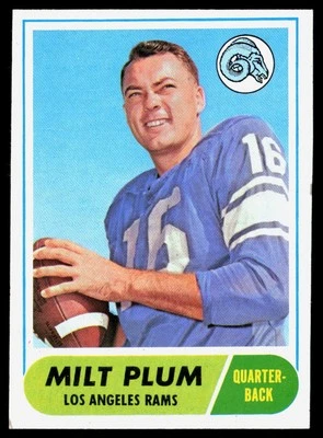 Milt Plum 1968 Topps #104 - Image 1 of 2
