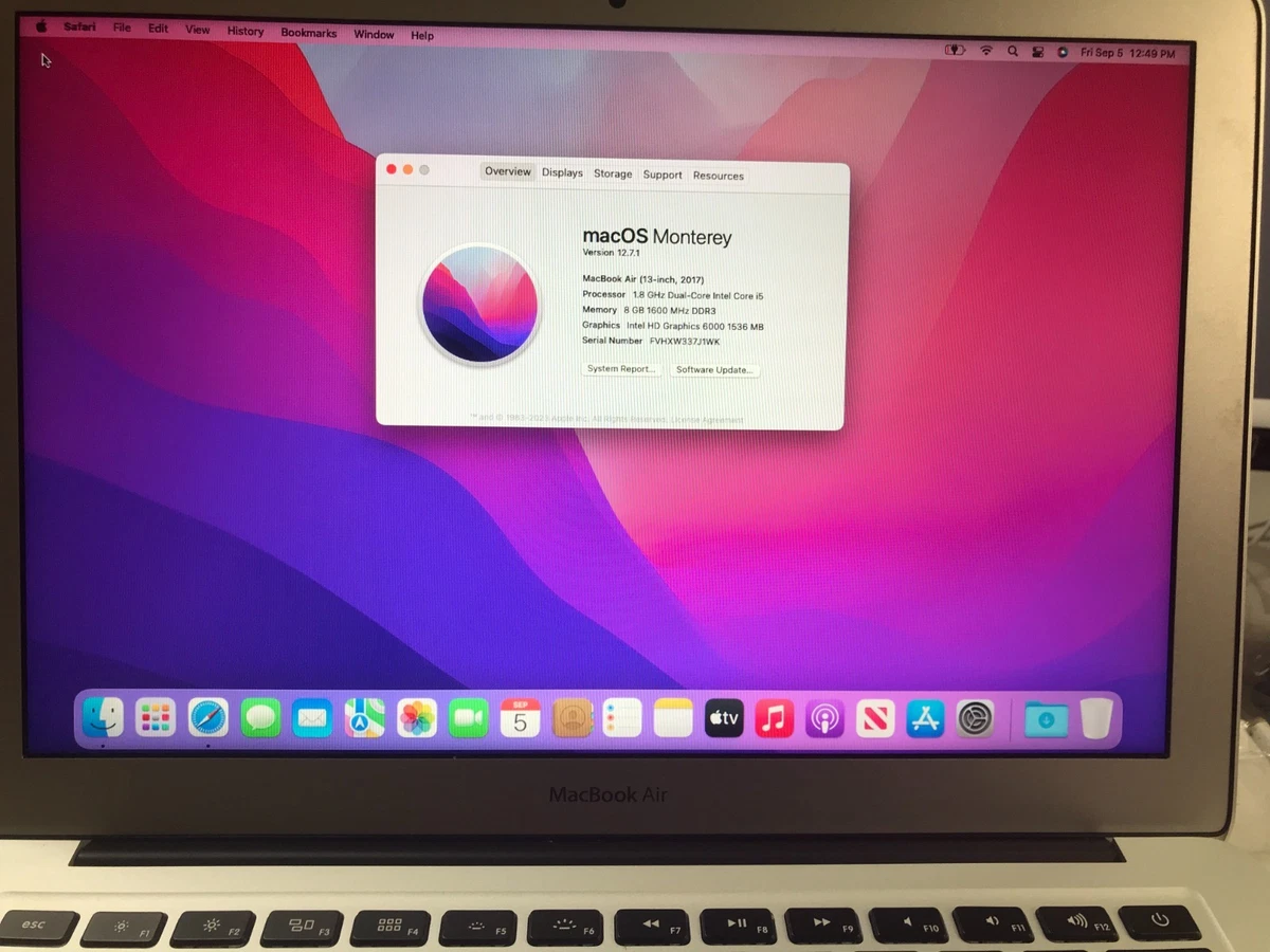 2017 Apple MacBook Air 8GB Laptops for sale | eBay