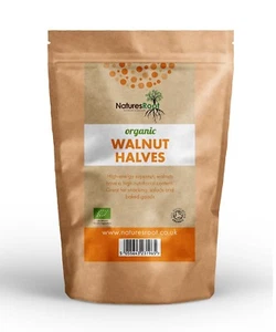 Natures Root Organic Walnuts | Walnut Halves - 60g | 125g | 250g | 500g | 1kg - Picture 1 of 7