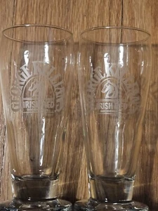 2er Set George Killian's Irish Red Etched Glass Bierbecher - Bild 1 von 5