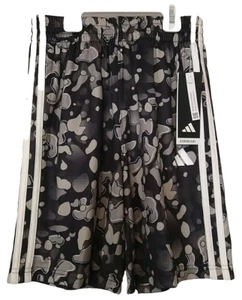 Adidas Boys Aeroready black/Gray Shorts Medium 10/12 - Picture 1 of 3