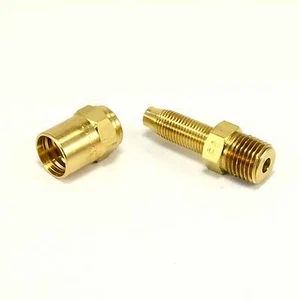 Reusable Hose Barb - 1/4" NPT X 1/4" ID - 1/2" OD hose - Air Hose FIttings - Picture 1 of 8