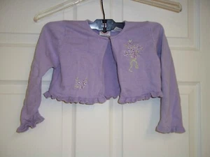 Good Lad Long Sleeve Bolero Shrug Open Cardigan Purple Size 5 - Picture 1 of 4