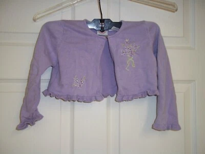 Cárdigan abierto bolero de manga larga Good Lad encogido de hombros púrpura talla 5 Foto 1 de 4