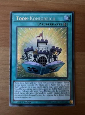 Yu-Gi-Oh! Toon-Königreich DRL2-DE023 Secret Rare 1. Auflage Near Mint - Bild 1 von 2