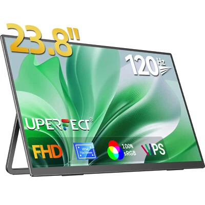 UPERFECT 23.8 Inch Portable Monitor 1920*1080 120Hz Display Eye Care Screen - Image 1 of 4